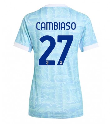 Juventus Andrea Cambiaso #27 Udebanetrøje Dame 2025-26 Kortærmet